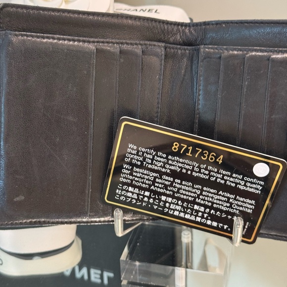 Chanel Caviar Wallet with CC Logo - Black Pebble Leather - Picture 13 of 16